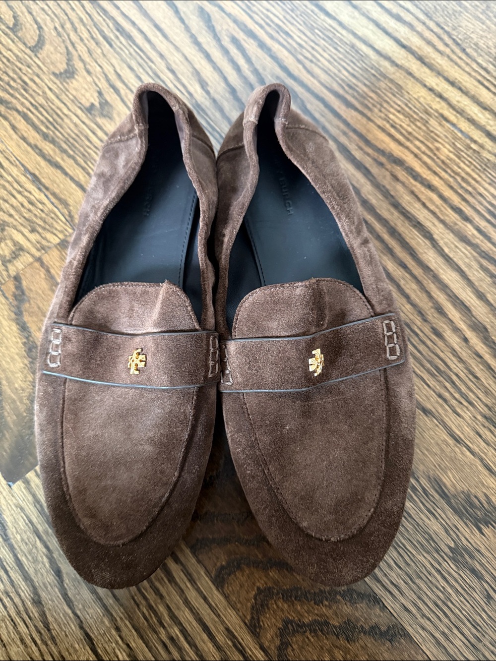 Tory Burch Ballet Loafer. Brown. Size 8